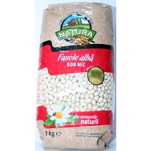 Fasole alba cu bob mic Natura 1Kg, NM23305