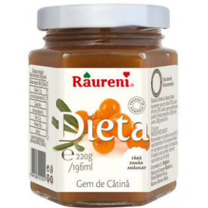 Gem de catina dietetic Raureni 220g, NM26333