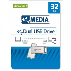 Memorie USB 3.2 MyMedia Gen 1, 32 GB, NM/ 69269, Argintiu