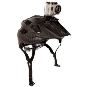 Prindere cu curea pentru casca ventilata GoPro, 45 cm, textil, Negru