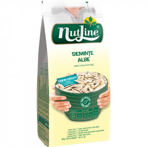 Seminte albe de floarea soarelui usor sarate NutLine 200g, NM26183