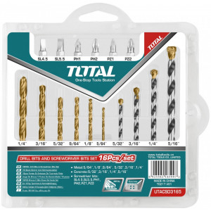 Set burghie pentru metal/beton 10buc si bituri 6 buc