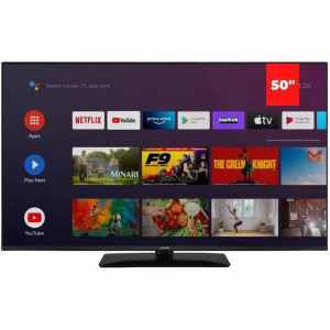 Televizor smart LED AIWA 127 cm (50"), Ultra HD 4K, Smart TV, Chromecast, WiFi, NM/ LED-508UHD, Negru