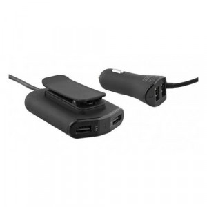 TNB 9.6A Car charger with 2 front USB and 2 rear USB ports