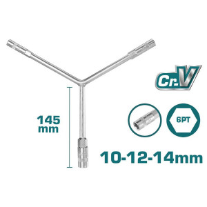 TOTAL - Cheie tip Y - 10-12-14mm (INDUSTRIAL)