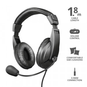 TRUST Quasar Headset for PC and laptop