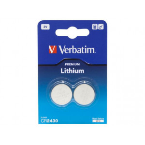 Verbatim CR2430 Battery Lithium 3V 2 Pack