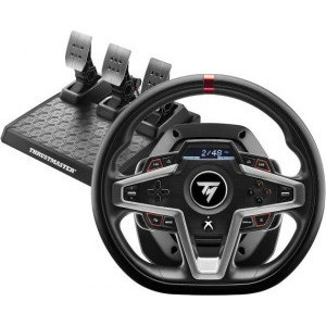Volan gaming Thrustmaster T248X pentru PC/Xbox + pedale magnetice, 2 palete schimbat viteze, NM/ 4460182, Negru