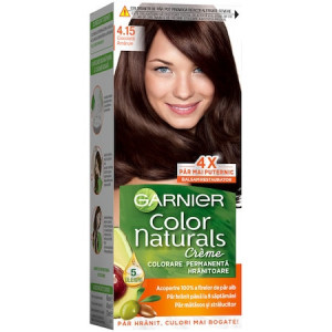 Vopsea de par permanenta cu amoniac Garnier Color Naturals 4.15 Ciocolata Amaruie, 110 ml