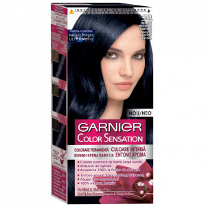 Vopsea de par permanenta cu amoniac Garnier Color Sensation 4.10 Hematit Misterios, 110 ml