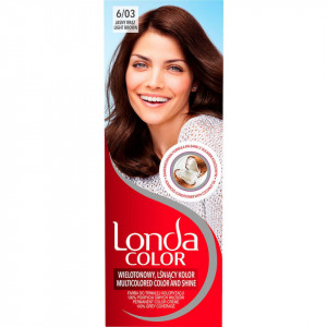 Vopsea de par permanenta Londa 6/03 Saten deschis, 110ml