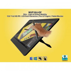 Yiynova Monitor interactiv 15.6, IPSl Full HD, Format 16:9; Dual Touch