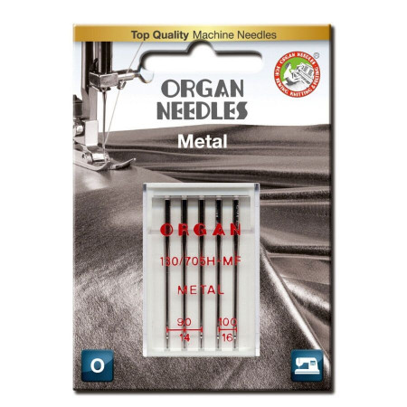 Ace de cusut casnice Organ Metal - finete (90-100), 5 buc
