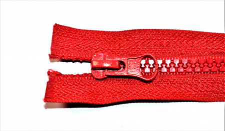 Fermoare plastic detasabile nr. 5 - 60 cm rosu