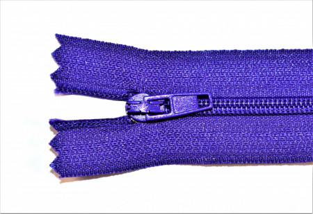 Fermoare nylon fixe nr. 3 - 20 cm mov