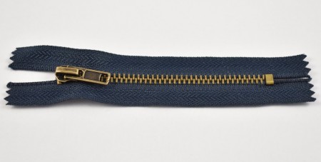 Fermoare metal fixe nr. 4 - 10 cm bleumarin