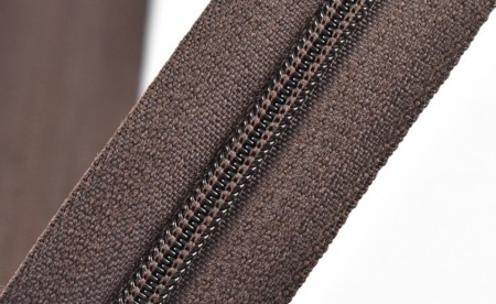 Fermoare nylon fixe nr. 3 - 50 cm, cod 304 maro inchis