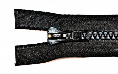Fermoare plastic detasabile nr. 8 - 80 cm negru