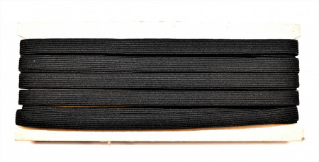 Tresa elastica Eva 12 mm - 20 m / rola negru