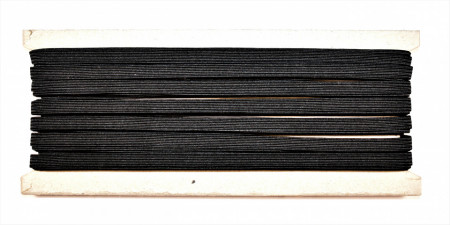 Tresa elastica Eva 6 mm - 20 m / rola negru