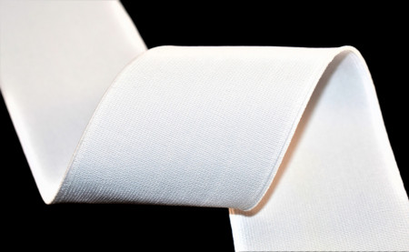 Elastic Moise 60 mm alb - 25 m rola
