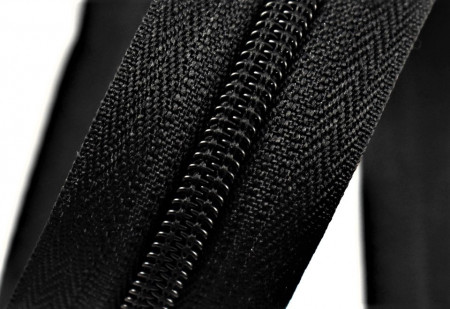 Fermoare nylon detasabil nr. 5 - 100 cm negru