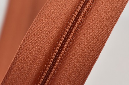 Fermoare nylon fixe nr. 3 - 50 cm, cod 286 caramiziu