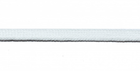 Snur plat Tiberiu 6 mm - 100 m rola - alb