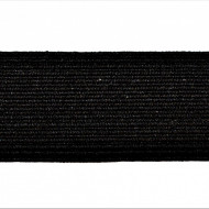 Tresa elastica Eva 25 mm - 10 m / rola negru