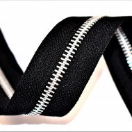 Fermoare aluminiu detasabile nr. 5 - 80 cm negru