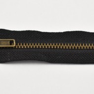Fermoare metal fixe nr. 4 - 10 cm negre