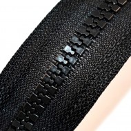 Fermoare plastic detasabile nr. 8 - 80 cm negru