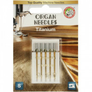 Ace de cusut casnice Organ Titanium - finete (75-80-90) - 5 buc