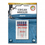 Ace de cusut casnice Organ Jeans nr. 110/18 - 5 buc