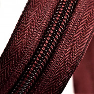 Fermoare nylon detasabil nr. 5 - 70 cm visiniu
