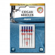 Ace de cusut casnice Organ Jeans nr. 90/14 - 5 buc