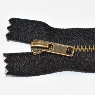 Fermoare metal fixe nr. 4 - 20 cm negru