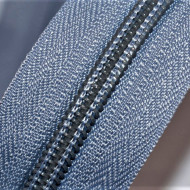 Fermoare nylon detasabil nr. 5 - 60 cm gri deschis