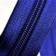 Fermoare nylon detasabil nr. 5 - 80 cm albastru