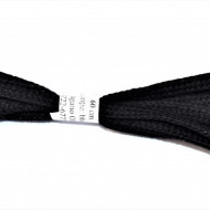 Sireturi pantofi 60 cm - negre - plate