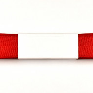 Panglica satin 20 mm - 10 m rola rosu