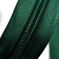 Fermoare nylon detasabil nr. 5 - 80 cm verde