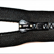 Fermoare plastic detasabile nr. 8 - 70 cm negru