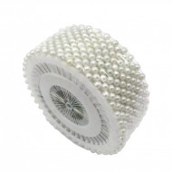Bolduri cap perla - alb