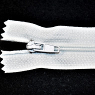 Fermoare nylon fixe nr. 3 - 50 cm - alb