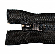 Fermoare plastic detasabile nr. 5 - 65 cm negru