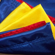 Steag tricolor Romania 70 cm / 110 cm - crep satin