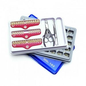 Set 30 coroane provizorii policarbonat opac