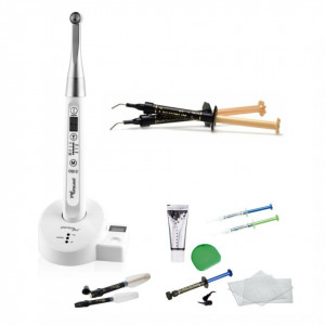 Pachet Lampa de fotopolimerizare C02 - D + PermaFlo Refill A2 + Cadou