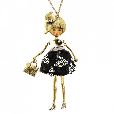 Bambola Burlesque Francese-Gold-Auriu-860